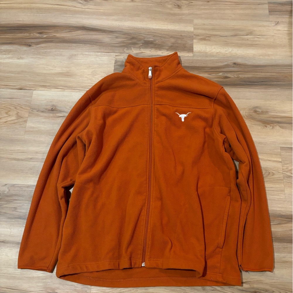 Orange vintage Columbia, Texas Longhorns college fleece